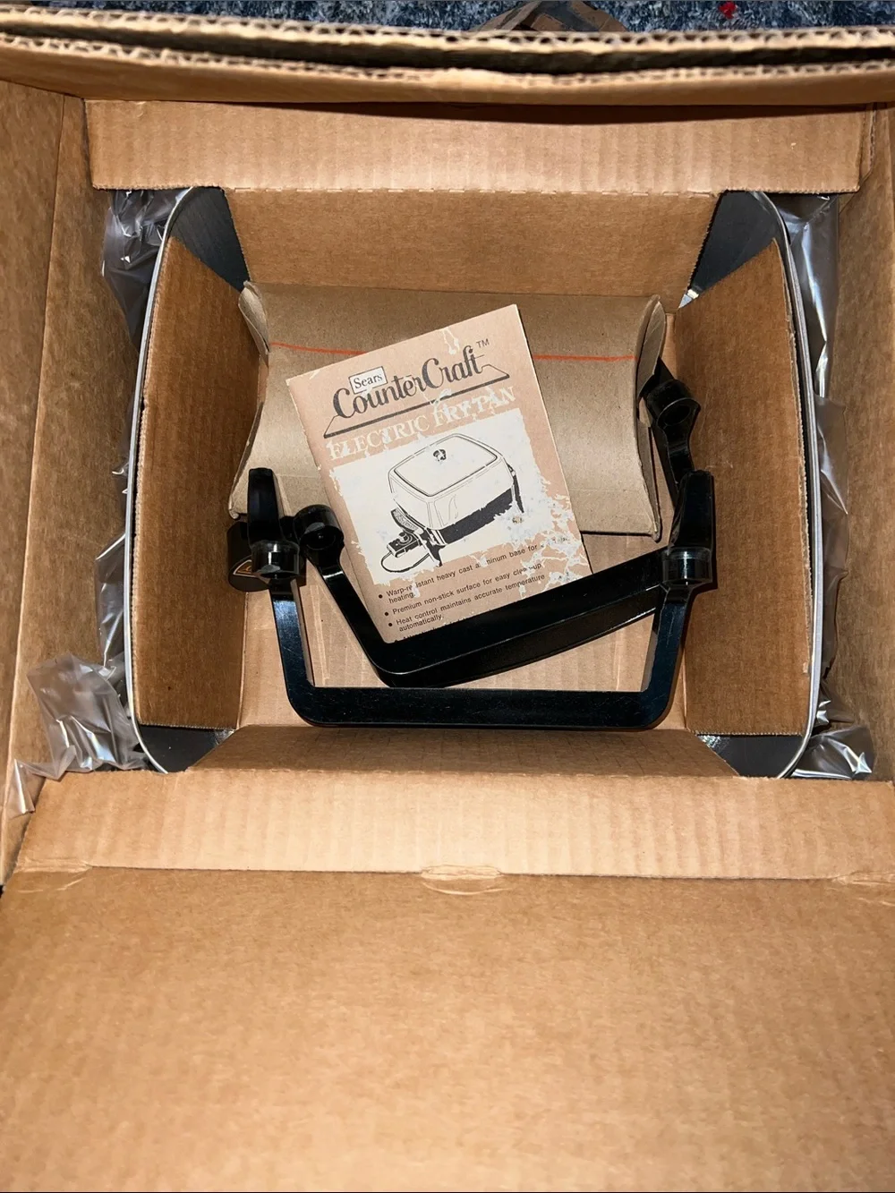 VTG Sears CounterCraft Electric Fry Pan New In Box